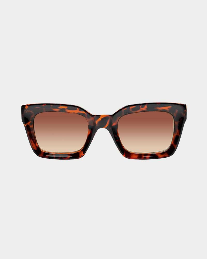 DIRE titania sunglasses in cookie tortoiseshell