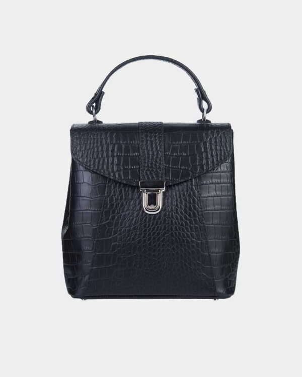 Grouped Diamante cross body micro bag in black - Image 3